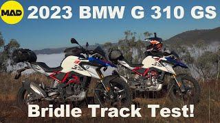 Test 2023 BMW G310GS - Bridle Track - dirt test