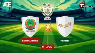 Live | Sylhet Jurists vs Karachi  | Match 5  | T Sports