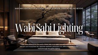 Wabi Sabi Lighting for Different Spaces: Bedroom, Living Room, and Beyond