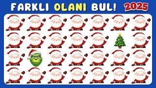 Farklı Olanı Bul - Yılbaşı Özel   28 Harika Bulmaca Sizi Bekliyor ⭐⭐Güzel Bir Sene Dileklerimle 