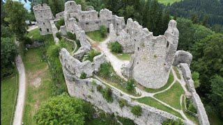 Exploring Hohenfreyberg castle ruin - One of the two medieval twin castles - Full tour + History