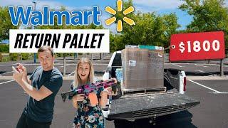 We spent $525 on a pallet of Walmart returns - Unboxing $1800 in MYSTERY items!