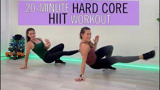 20-MINUTE HARD CORE HIIT / NO EQUIPMENT/ BELL AND BUZZER WITH TIMER