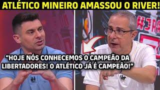 IMPRENSA DEBATE A GOLEADA DO ATLÉTICO MINEIRO CONTRA O RIVER PLATE NA LIBERTADORES 2024