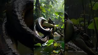 Rare fight between python and earth dragon  #youtubeshorts #snake #pythonsnake #animals #RareAnimals