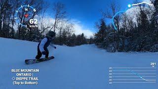 Blue Mountain Ontario | ◇ DIEPPE Trail (Top to Bottom)