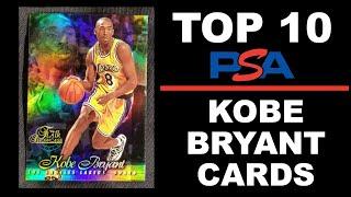 My Top 10 PSA Graded Kobe Bryant NBA Basketball Cards