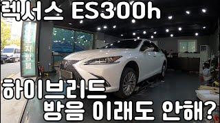 렉서스 ES300h 하이브리드 차량 이래도 방음 안한다고??#자동차방음 #자동차소음 #렉서스 #풍절음