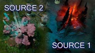 Source 2 and Source 1 comparison — Dota 2 Reborn update