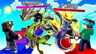 FUSION vs PARADOX Pixelmon LUCKY BLOCK RACE! (Minecraft)