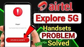Handset does not support 5g problem in Airtel app in Telugu|l |How to activate 5g plus in Airtel
