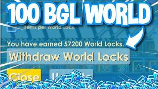 FIRST PROFIT FROM 100 BGL WORLD IN GROWTOPIA...