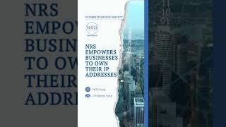 NUMBER RESOURCE SOCIETY  #OwnYourIP