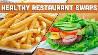 Healthy Restaurant Swaps! How To Eat Healthy When Eating Out - Mind Over Munch