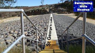 Swimming in St George's Lake, Creswick  - Unofficial Re-Opening Black Tie Event