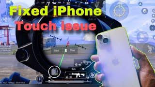 Fix iphone 15 Plus Touch issue in BGMI/Pubg || iphone multi touch problem pubg/Bgmi