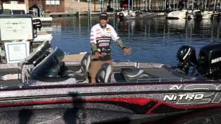 Barry Stokes and Gary Parsons Demonstrate the Nitro ZV21 Walleye Boat