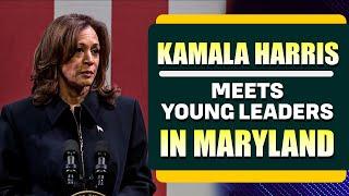 LIVE: U.S. Vice President Kamala Harris delivers remarks to young community leaders in Maryland |USA