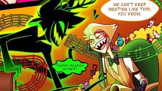 Alastors shadow makes a move on lucifer! - Hazbin Hotel comic dub