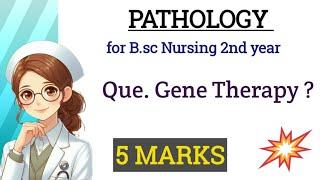 Gene Therapy !! GENETICS !! PHARMACOLOGY !! BSc. Nursing 2nd year !!#pharmcology #genetics #nursing
