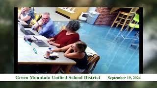 Green Mountain Unified School District Board of Directors 9/19/24