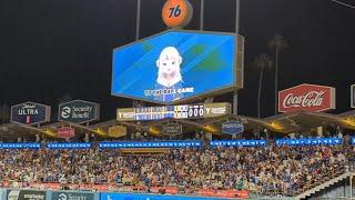 Gura Sings "Take Me Out To The Ball Game" at Dodger Stadium (Hololive)