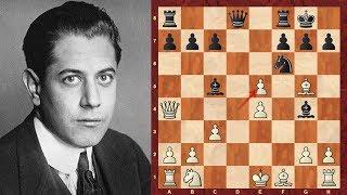 How a pin can backfire! - Albert Pulvermacher vs Jose Raul Capablanca - New York 1907