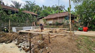 Open Donasi Bedah Rumah Abah Salim .. Hari Pertama Pengerjaan