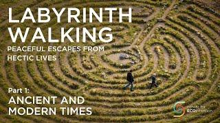 Labyrinth walking peaceful escape from hectic lives part 1 by Hans Andeweg