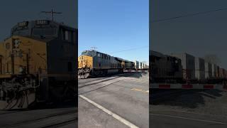 CSX I168 Intermodal Double Stack Train from Greenwich, Ohio 5/10/2025 #csx #train #railroad #shorts