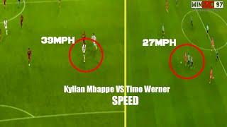 Timo Werner Vs Kylian Mbappe Speed Test! Who Is Faster?