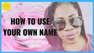 DR TOCHI - HOW TO USE YOUR OWN NAME TO CHANGE YOUR LIFE!