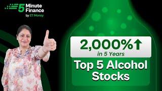 Top 5 Liquor Stocks Analysed | Largest Alcohol Stocks in India