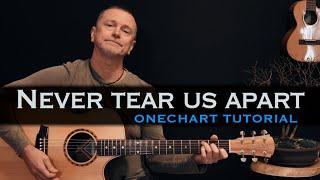 Never tear us apart INXS guitar lesson tutorial [free tab]