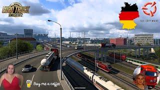 Euro Truck Simulator 2 (1.53) Mercedes Actros MP4 by SCS Delivery to Germany Rework + DLC's & Mods