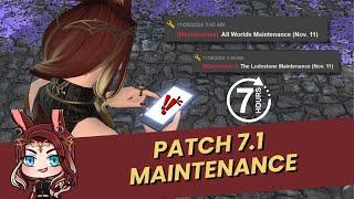 FFXIV: Patch 7.1 Maintenance Information