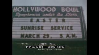 1960s VIEWS OF HOLLYWOOD, CALIFORNIA   COLOR MOVIE   FARMER'S MARKET  FREEWAYS  LOS ANGELES XD47404