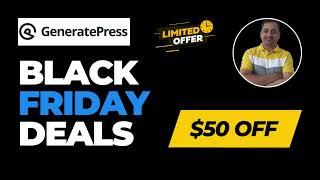 GeneratePress Black Friday Deal 2024 ($50 OFF) | GeneratePress Discount | Best WordPress Theme