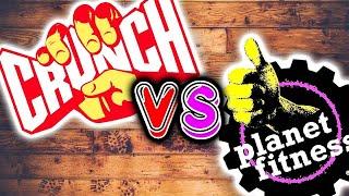 CRUNCH FITNESS VS PLANET FITNESS!! (WHICH GYM IS BETTER???)