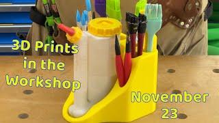 3D Prints in the Workshop November 23