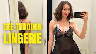 See-Through Try On Haul | Transparent Lingerie and Clothes | Try-On Haul 2024