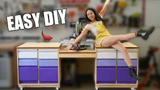 This $100 Hack TRIPLED My Storage! (Miter Station UPGRADE)