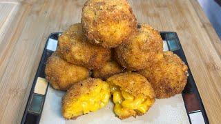 Fried Mac n 3 Cheese Balls  **Plz see description for important recipe details