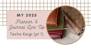 2025 Planner & Journal Line Up - Techo Kaigi (part 1)