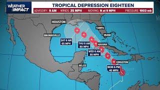 Tropical weather tracker: Tropical Depression forms in Caribbean, should become Hurricane Rafael