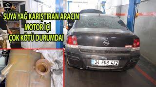 MOTOR SUYU KAYNIYOR VE YAĞ KARIŞMIŞ! (Opel Astra H 1.6 Motor Sıfır Silindir Kapak Conta Değişimi)