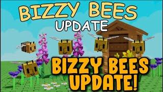 THE NEW BIZZY BEES UPDATE IS COMING! GROW A GARDEN | LIVE! 