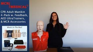 Unboxing the PRESTAN/MCR Medical CPR Training Kit, Adult Manikins with Feedback and AED Trainers