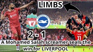 LIVERPOOL BACK TOP ! | A Mohamed SALAH screamer seals the win for LIVERPOOL | Liverpool 2-1 Brighton