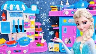 28 Minutes Satisfying with Unboxing Princess Elsa Kitchen Playset，Disney Toys Collection | ASMR